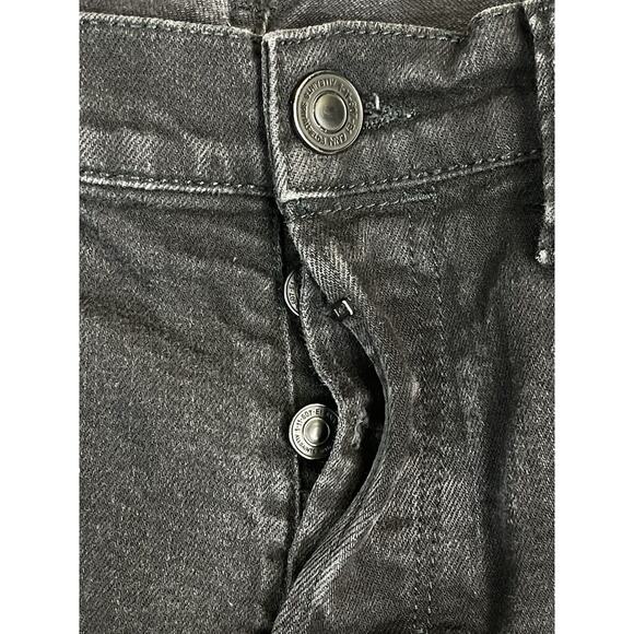 Allsaints Jeans Mens 32 Black Crow‎ Cigarette Skinny Stretch Designer Slim Fit - Picture 9 of 14